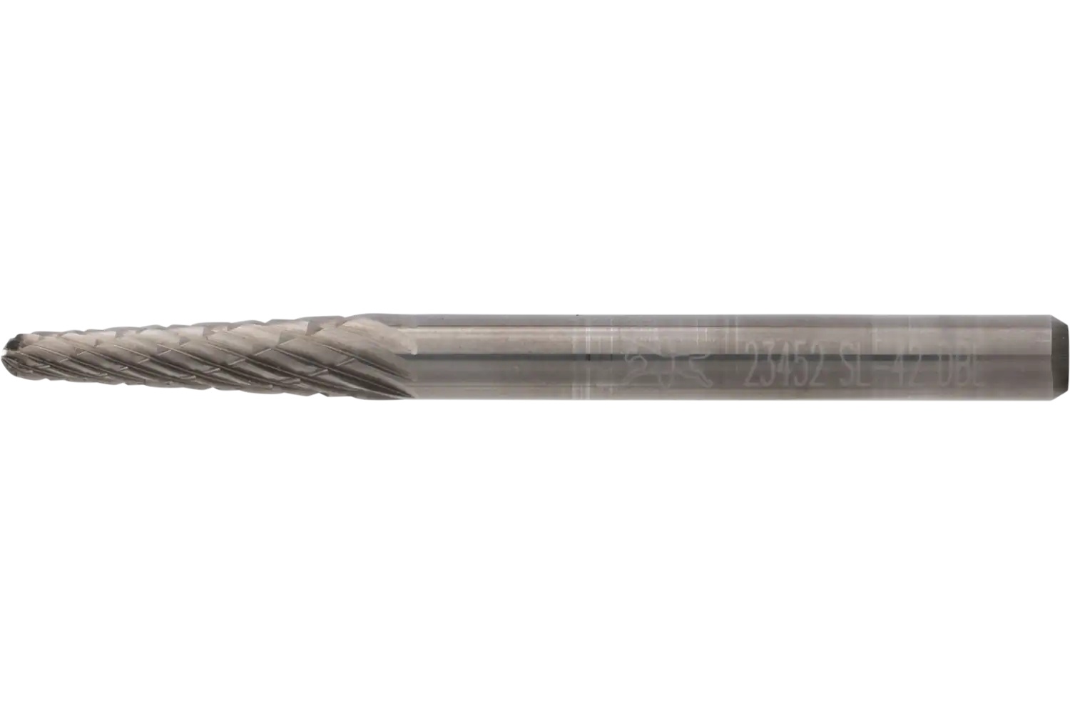 Picture of Pferd Carbide Bur SL-42 14° Taper Double Cut 1/8" x 1/2" x 1/8" Shank